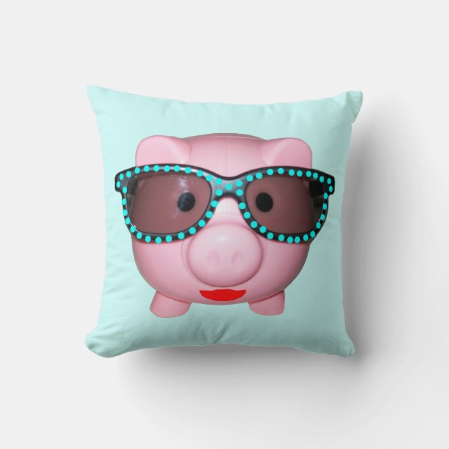Pretty Pig Pillow (Front)