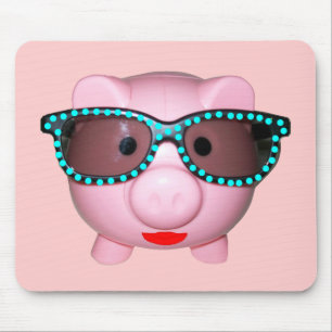 Pretty Piggy Mouse Mat