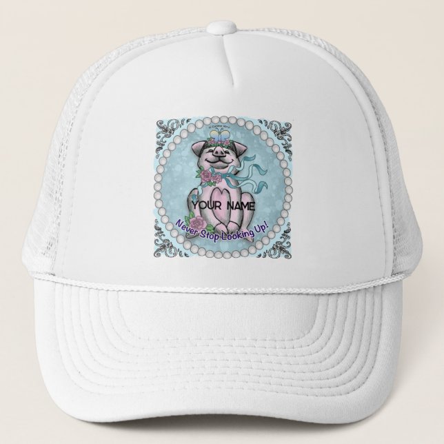 Pretty Piggy   Trucker Hat (Front)