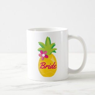 Pretty Pineapple Bride Coffee Mug