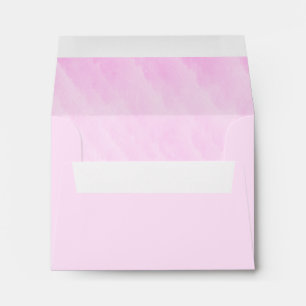 Pretty Pink Abstract Envelope