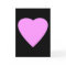 Pretty Pink and Black Love Heart.