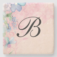 Pretty Pink and Blue Floral Wildflowers