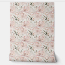 Pretty pink and white peonies in a calm design