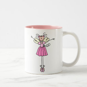 Pretty Pink Angel Ballerina Mug