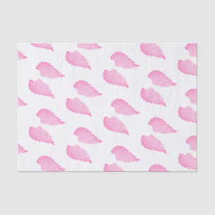 Pretty Pink Angel Wings & White Tissue Paper
