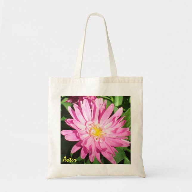 Pretty Pink Aster Bag (Front)