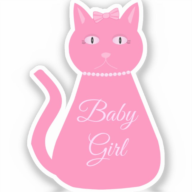 Pretty Pink Baby Girl Cat Custom (Front)