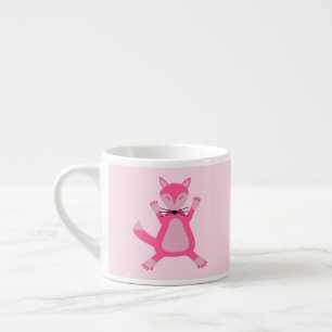 Pretty Pink Baby Girl Fox Espresso Cup