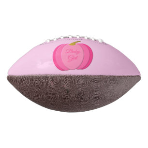 Pretty Pink Baby Girl Pumpkin Custom American Football