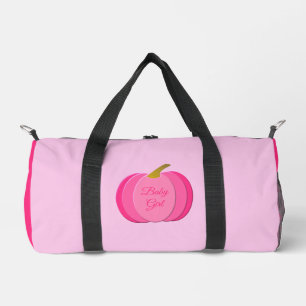 Pretty Pink Baby Girl Pumpkin Custom Diaper Bag