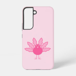 Pretty Pink Baby Girl Thanksgiving Turkey Samsung Galaxy Case
