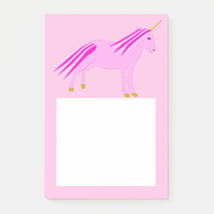 Pretty Pink Baby Girl Unicorn Post-it Notes