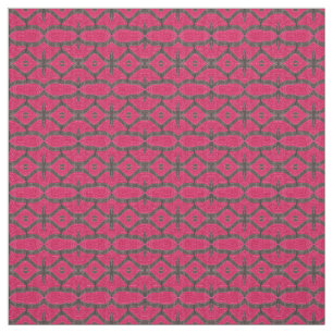 Pretty pink black pattern fabric