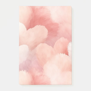 Pretty Pink Blush Hearts Post-it Notes