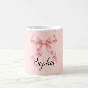 Pretty Pink Bow Coffee Mug
