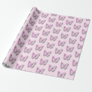 Pretty Pink Butterflies  Gift Wrap