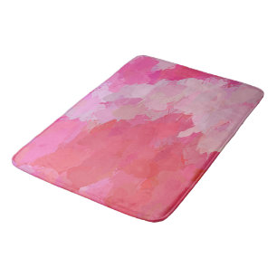 Pretty Pink Butterflies shower bath mat