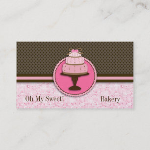 Pretty Pink Cake Bakery : Business Cards