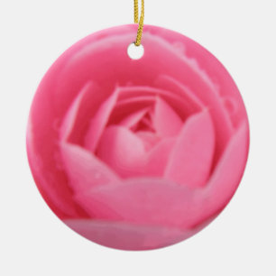 Pretty Pink Camellia Flower Ornament