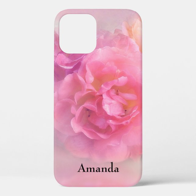 Pretty Pink Carnations Stylish Photography Case-Mate iPhone Case (Back)