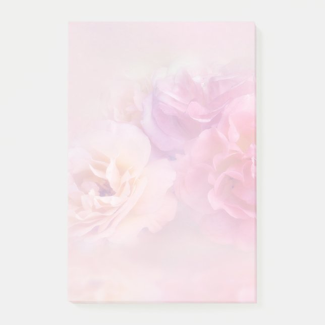 Pretty Pink Carnations Stylish Photography Post-it Notes (Front)
