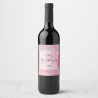 Pretty Pink Carnations Stylish Wine Making