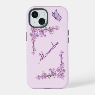 Pretty Pink Cherry Blossoms iPhone 15 Case