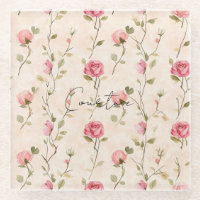 Pretty Pink Cream Roses Floral Bridal Shower