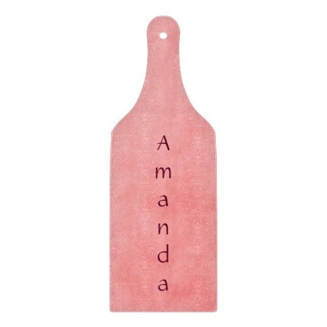 Pretty Pink Cutting Board (Front)