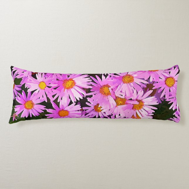 PRETTY PINK DAISIES BODY CUSHION (Front)