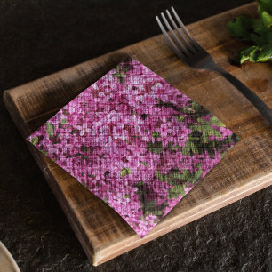 Pretty Pink Daphne Floral Napkin