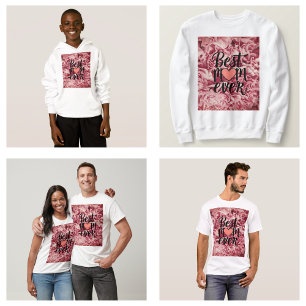 Pretty Pink Elegant Best Mum Ever Floral T-Shirt