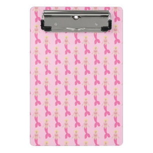 Pretty Pink Fantasy Mermaid Patterned Mini Clipboard