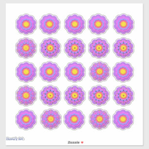 Pretty Pink Felt Look Flowers 