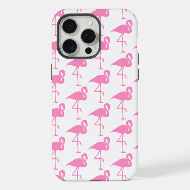 Pretty Pink Flamingo iPhone Case (Back)