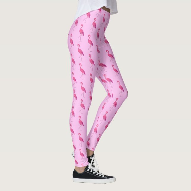 Pretty pink flamingo leggings (Right)