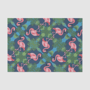 Pretty Pink Flamingo Pattern Tissue Paper