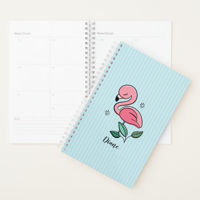 Pretty Pink Flamingos Planner (Display)
