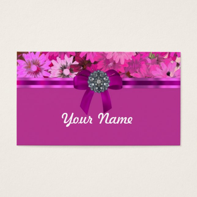 Pretty pink floral (Front)