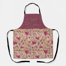 Pretty Pink Floral Garden Pattern