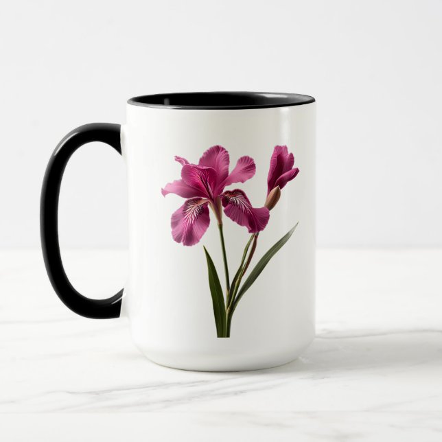 Pretty Pink Flower Mug (Left)