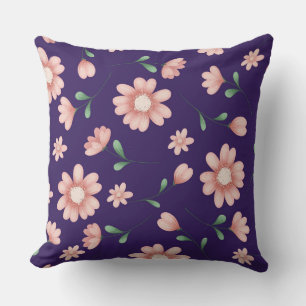 PRETTY PINK FLOWERS CUSHION