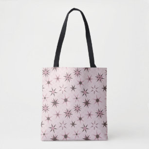 Pretty Pink Geo Stars - pattern. Tote Bag