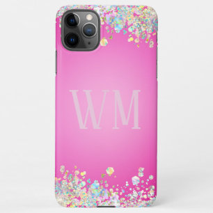 Pretty Pink Glitter Effect iPhone 11Pro Max Case