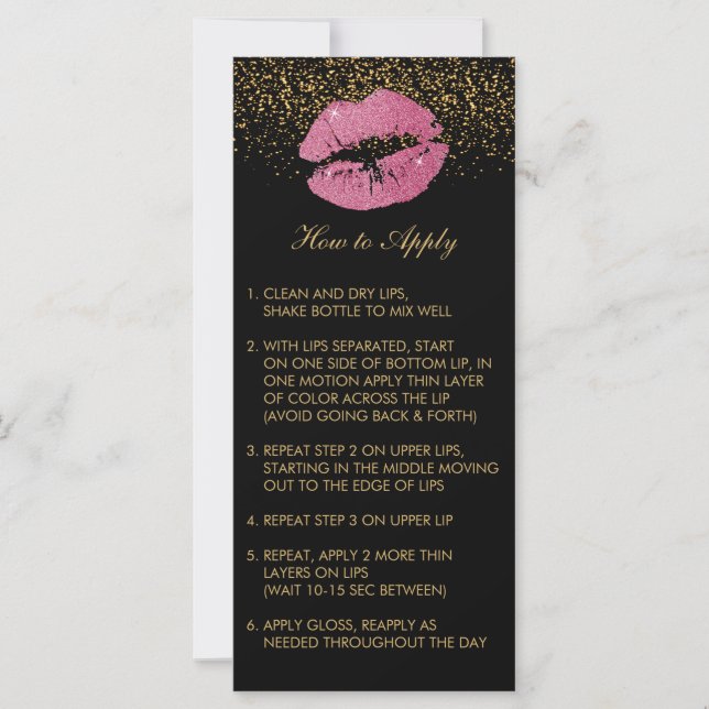 Pretty Pink Glitter Lip Instructions 3 (Front)