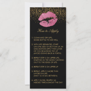 Pretty Pink Glitter Lip Instructions 3