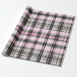Pretty Pink, Grey and Black Plaid Gift Wrap<br><div class="desc">Give your recipients your best. Use this lovely, sophisticated plaid in pink and grey, high-quality gift wrap with a grid back for easy cutting. You'll appreciate the ease of use and your recipients will love its elegant beauty. Good for all occasions and holidays, very versatile. Thanks for looking we appreciate...</div>