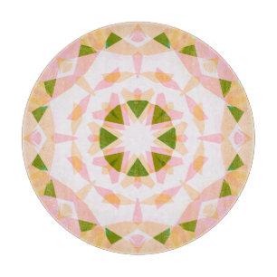 Pretty Pink Happy Green Summer Star Dopamine Decor Cutting Board