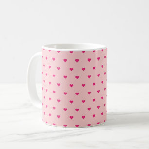 Pretty pink hearts Valentine's Day Mug